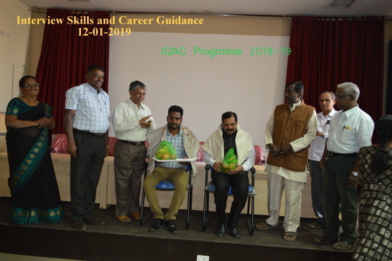 IQAC ,Career Guidance Programmes  Photos 2018 - 19